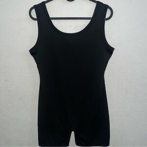 Black Sleeveless Bodysuit